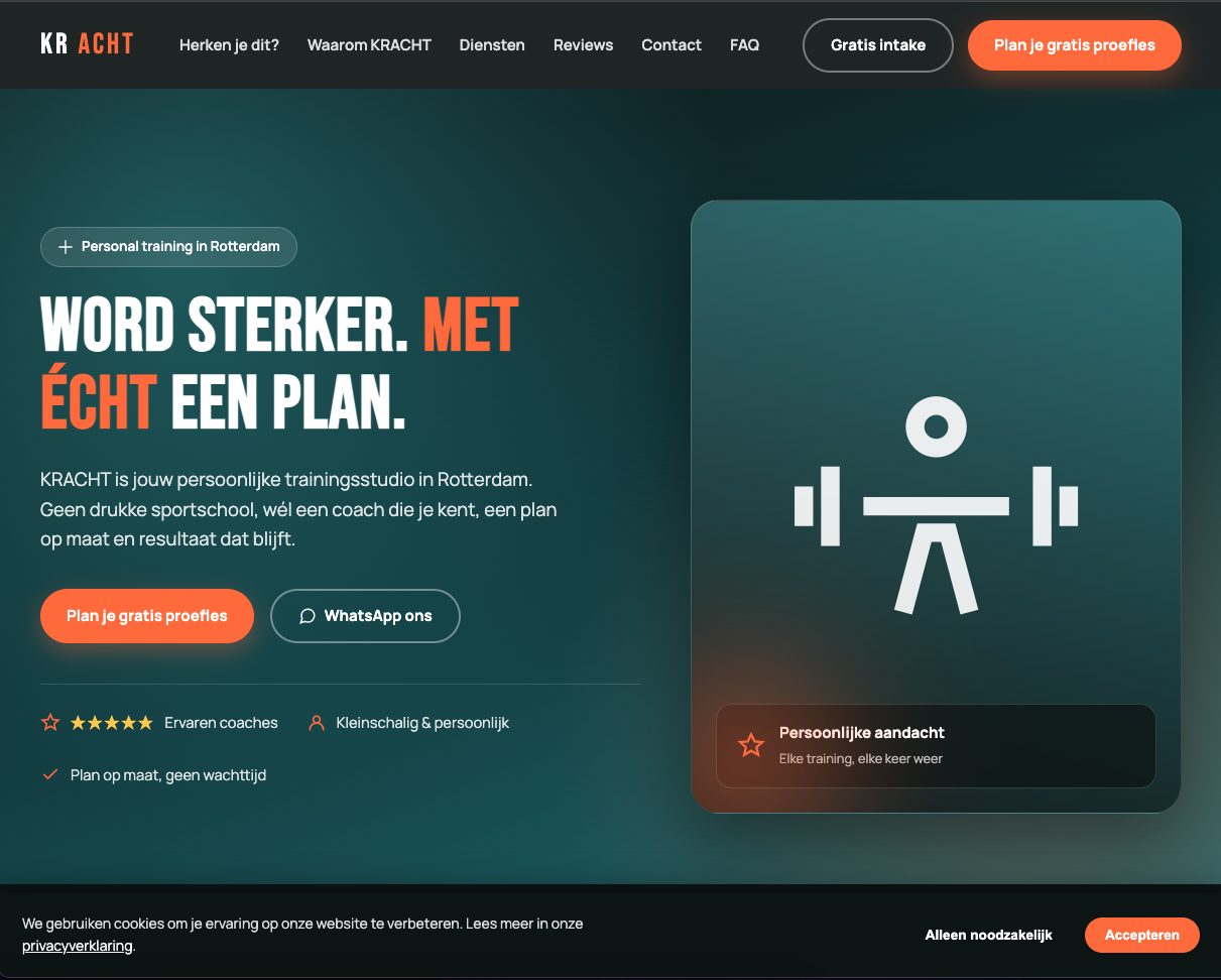 Werken met de AI-websitemaker van Bloei
